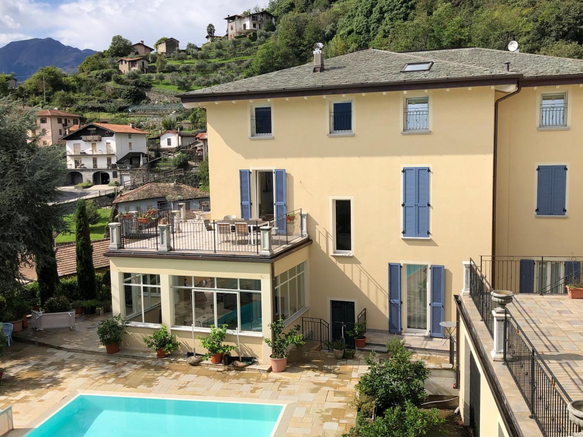 Villa Eden Jacuzzi Pool & Private Parking Domaso Bagian luar foto